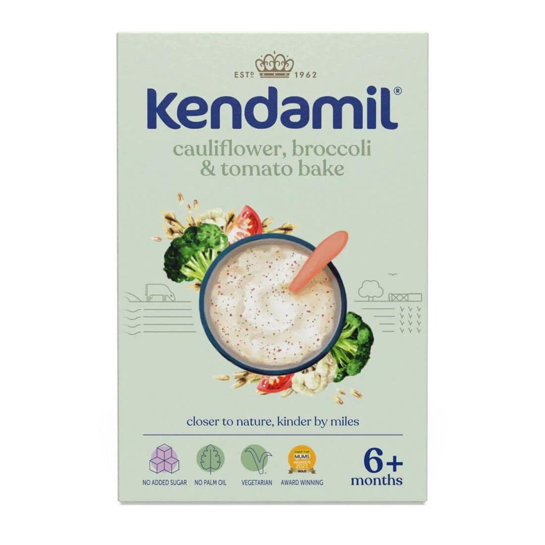 Kendamil Cereal cauliflower, broccoli & tomato bake (150g) single packaging - available at Beks Ghana