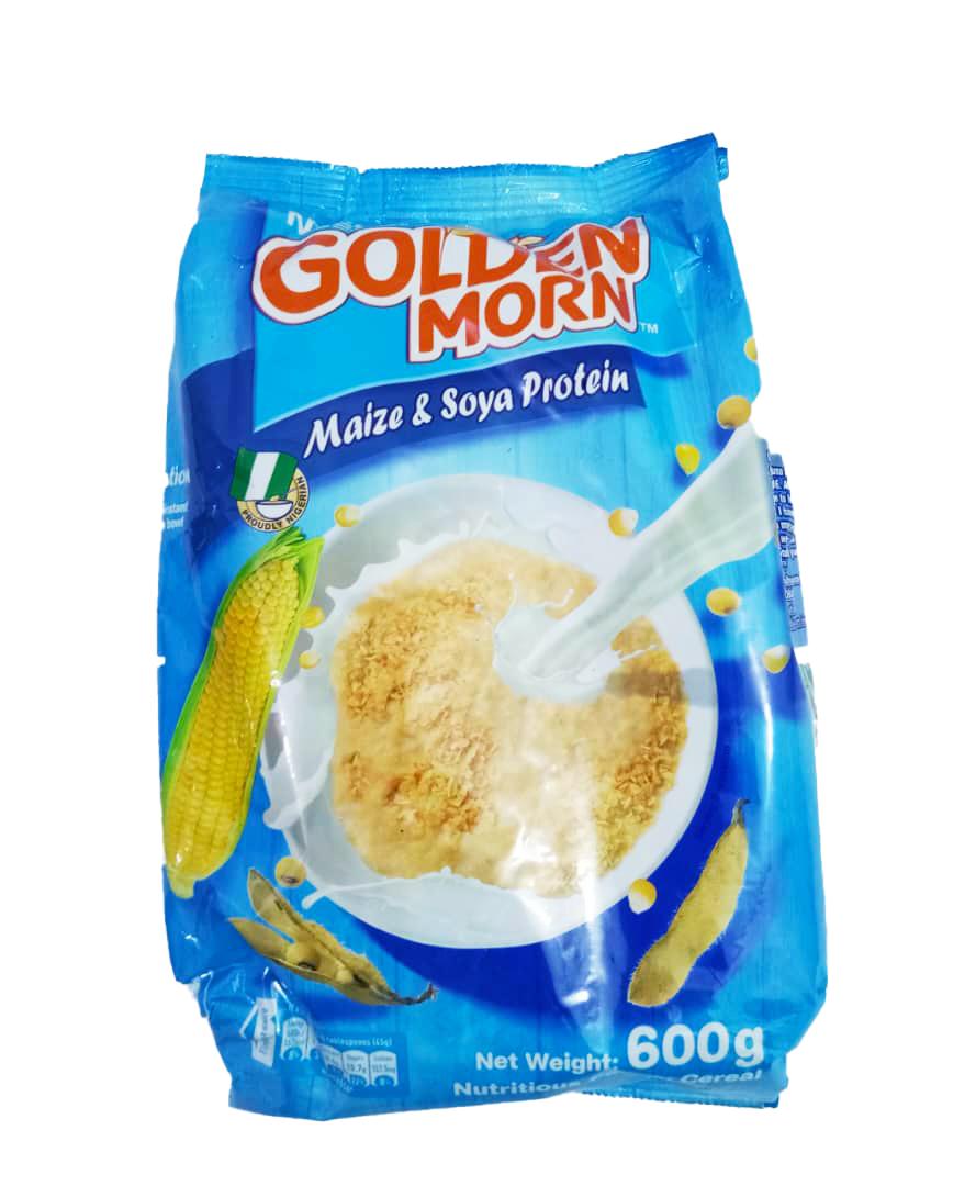 Golden Morn Maize & Soya Protein ( 600g ) single packaging - available at Beks Ghana