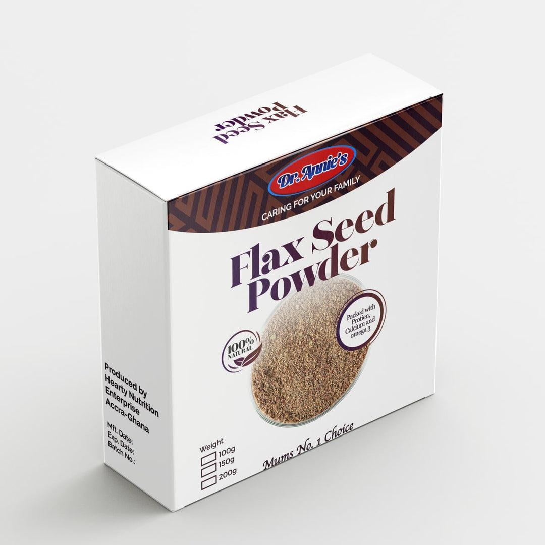Dr Annies Flax seed powder Single packaging - available at Beks Ghana