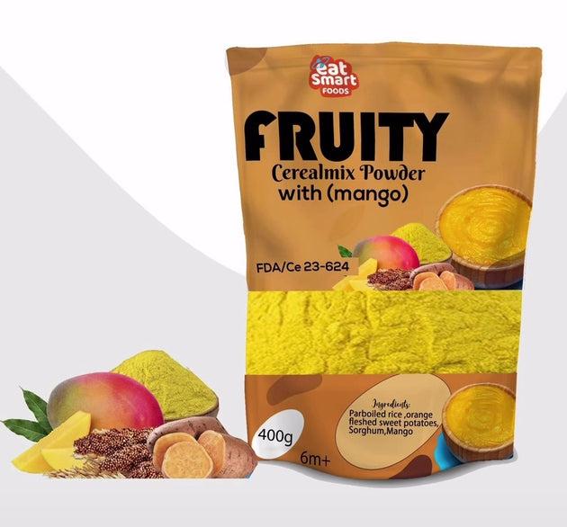Eat smart Fruity cerealmix Mango (400g)Single packaging - available at Beks Ghana