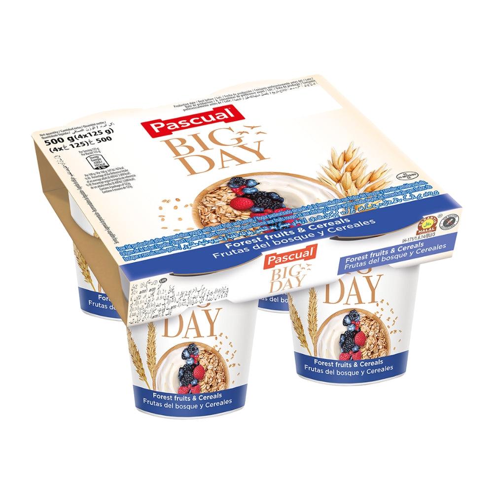 Pascual Big day Forest Fruit & Cereal ( 125g x 4) Single packaging - available at Beks Ghana