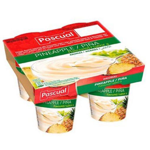 Pascual Pineapple pack (120g x 4) packaging - available at Beks Ghana