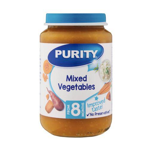 Purity Medium Mixed Vegetables (200ml) Single packaging - available at Beks Ghana