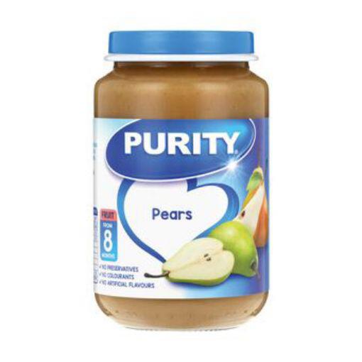 Purity Medium Pears (200mlx6) pack packaging - available at Beks Ghana