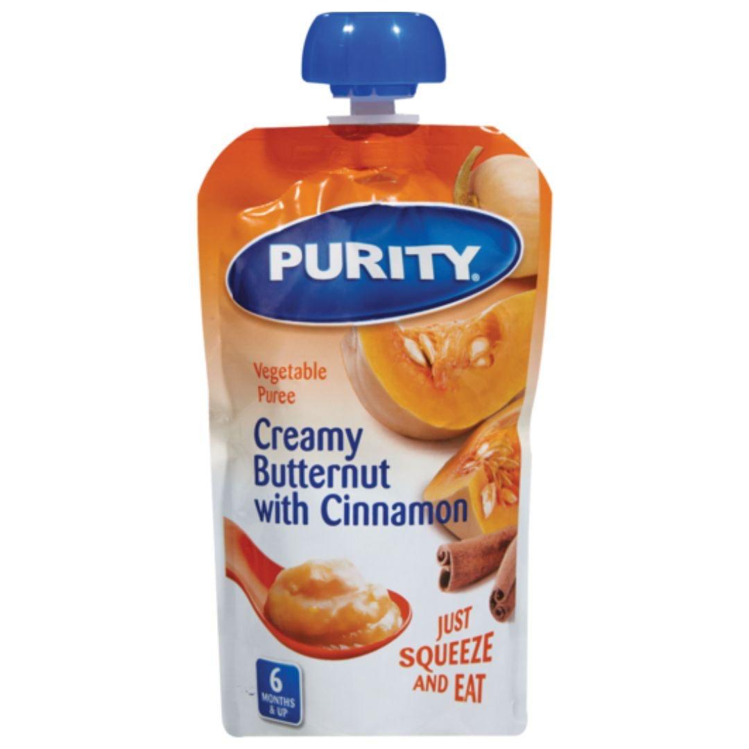 Purity pouch Creamy butternut with cinnamon 110ml Single packaging - available at Beks Ghana