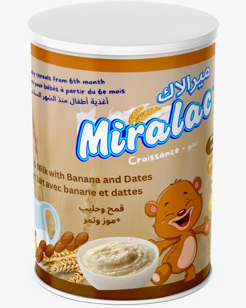 Miralac Wheat, Milk, Banana 400g Single packaging - available at Beks Ghana