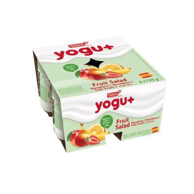 Yogu + Fruit Salad pack(125g x 4) packaging - available at Beks Ghana