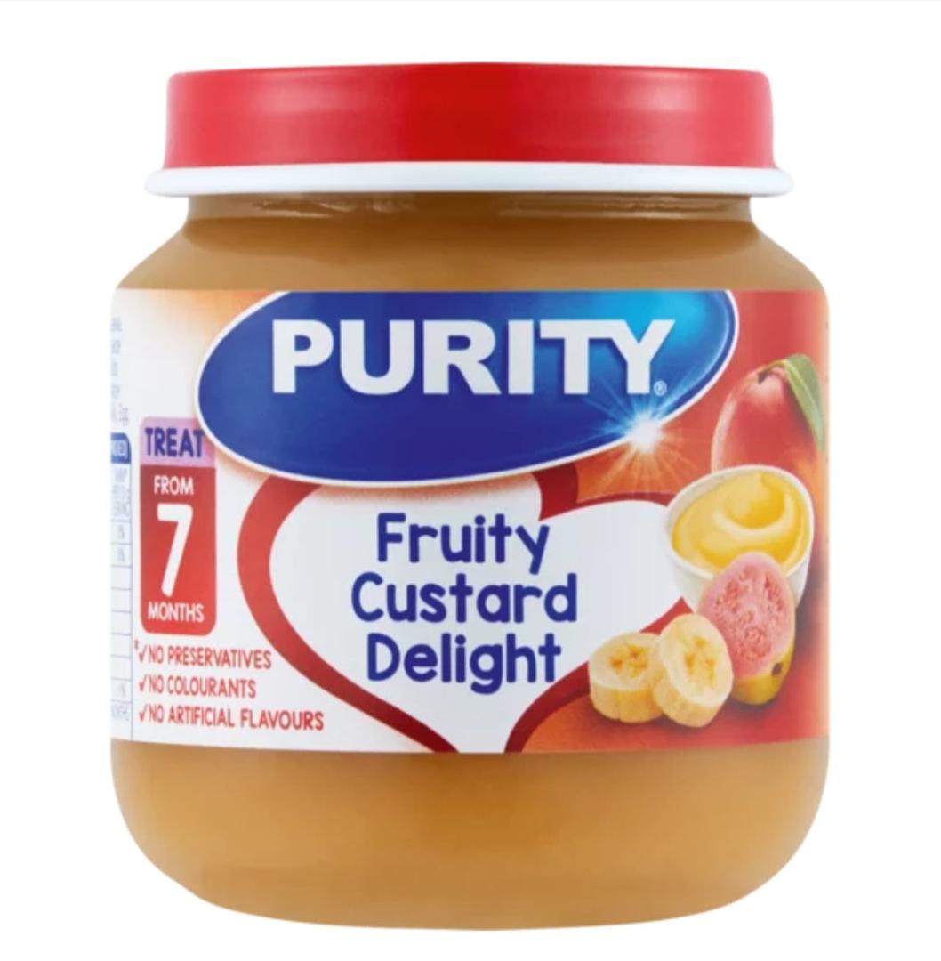Purity Small Fruity Custard delight  (125g) single packaging - available at Beks Ghana