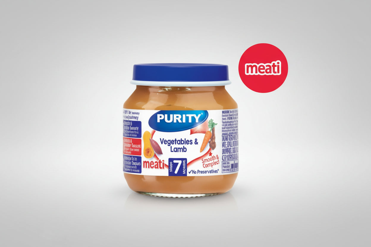 Purity Small vegetables and Lamb Pack (125g ×6)