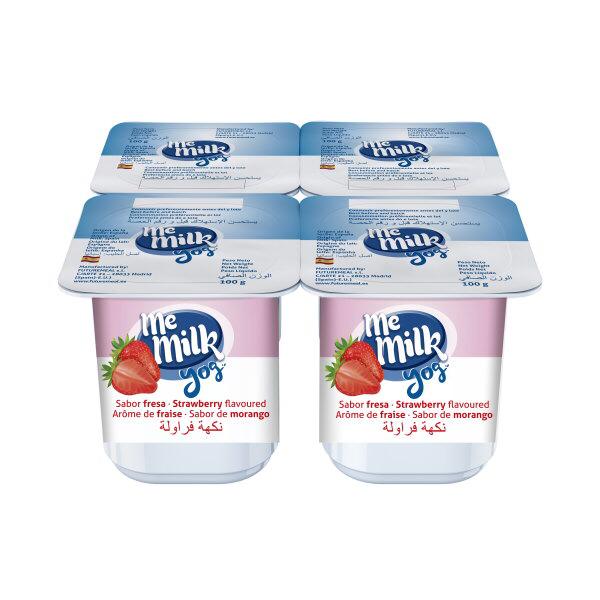 Me Milk Strawberry (4Ã—120g) Single packaging - available at Beks Ghana