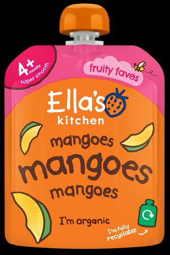 Ella's Kitchen Organic Mango 100g Single packaging - available at Beks Ghana