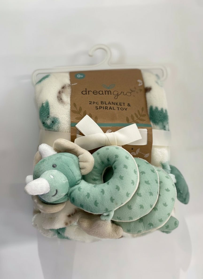 Dream gro 2 packs blanket and spiral toy – accessory item for kids
