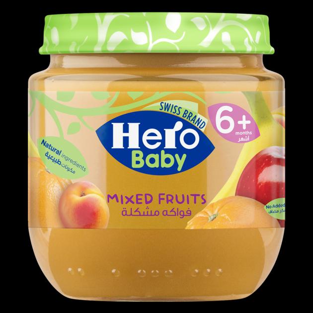 Hero Baby Mixed Fruits Jar( 125g) Single packaging - available at Beks Ghana