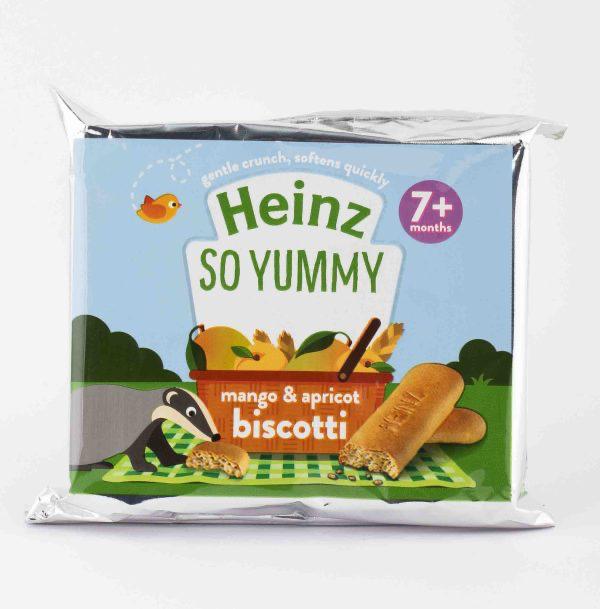 Heinz Biscotti Mango and Apricot (60g) Single packaging - available at Beks Ghana