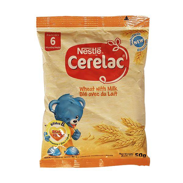 Cerelac strip Wheat Ghana (50g) single packaging - available at Beks Ghana