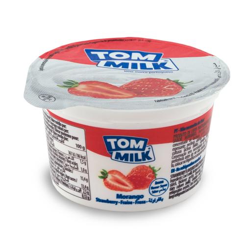Tom milk Strawberry 100g Single packaging - available at Beks Ghana