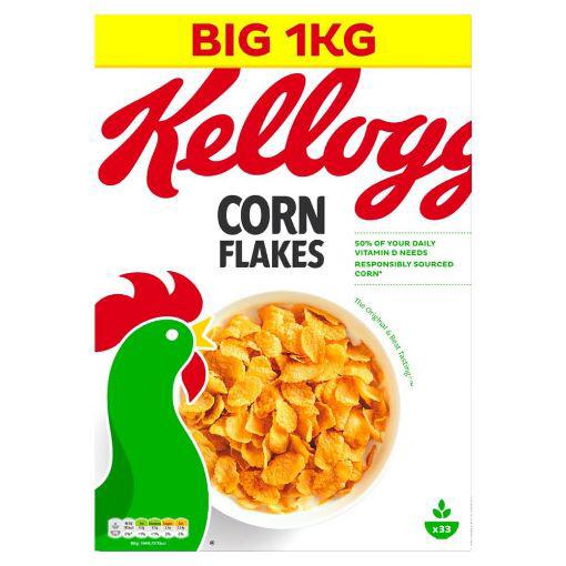 Kellogg Cornflakes 1kg product photo – Buy online at Beks Ghana