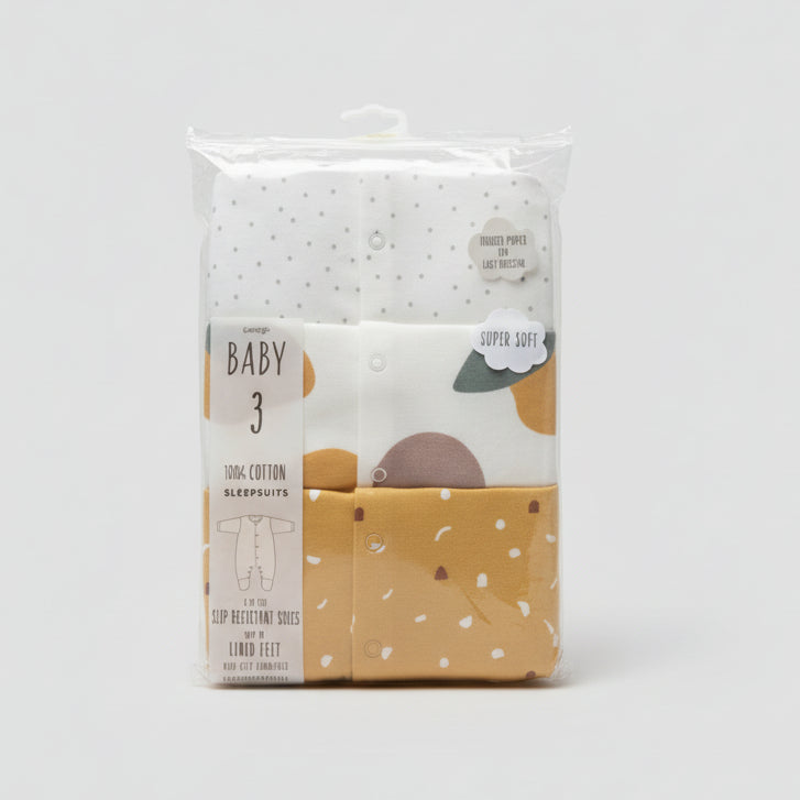 George baby 3 pack sleepsuit 12-18  months – accessory item for kids