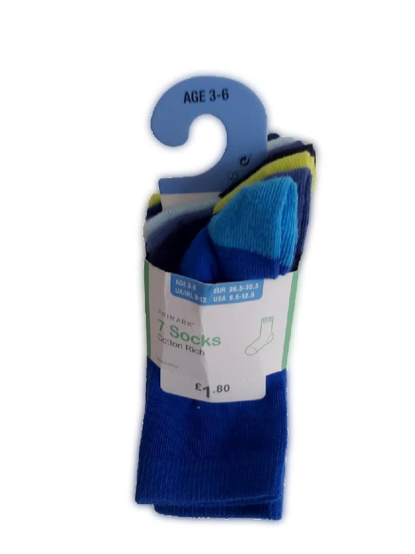 Primark 7 Socks 3-6 yrs – accessory item for kids