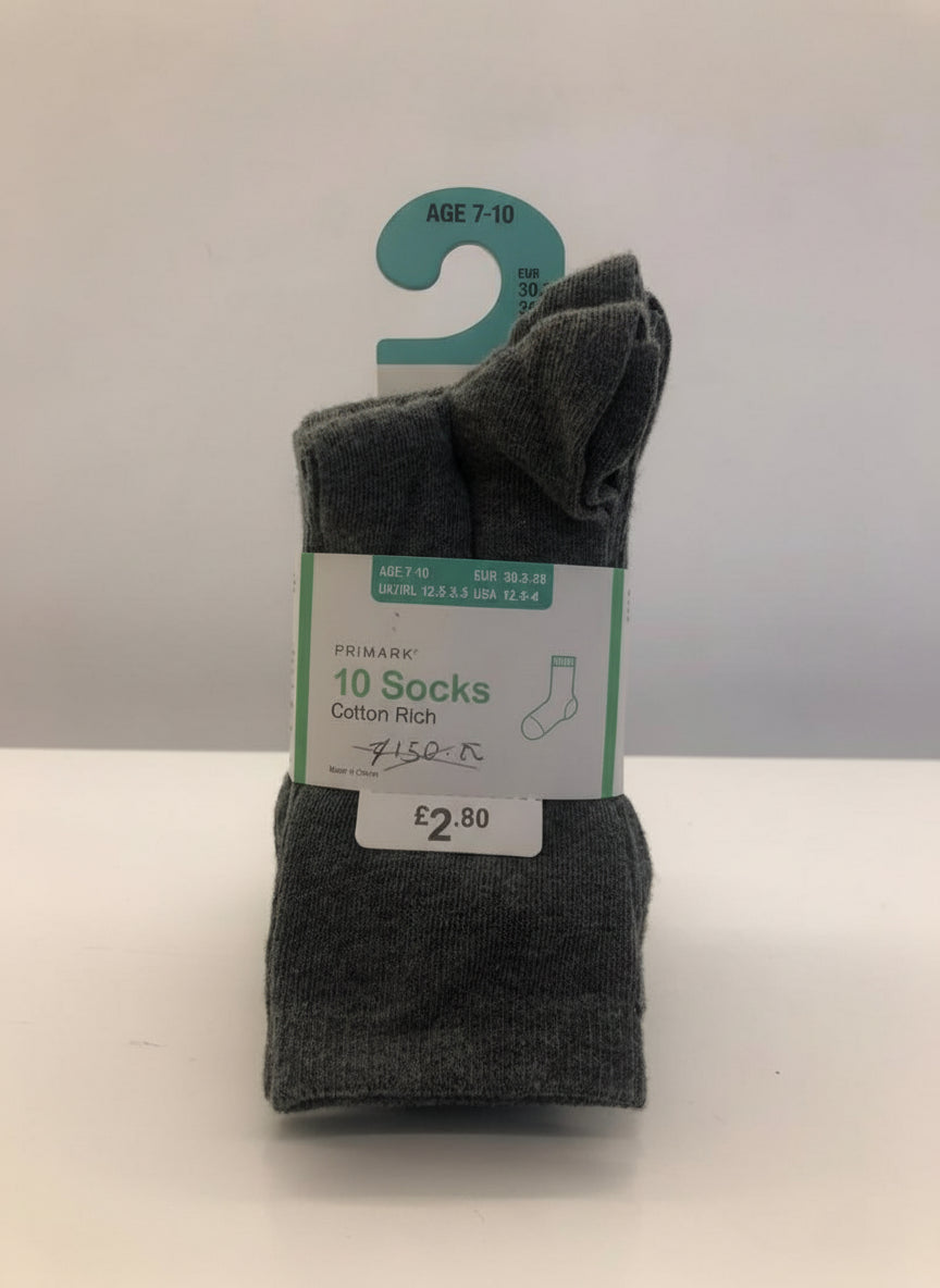 Primark 10 socks 7-10 yrs – accessory item for kids