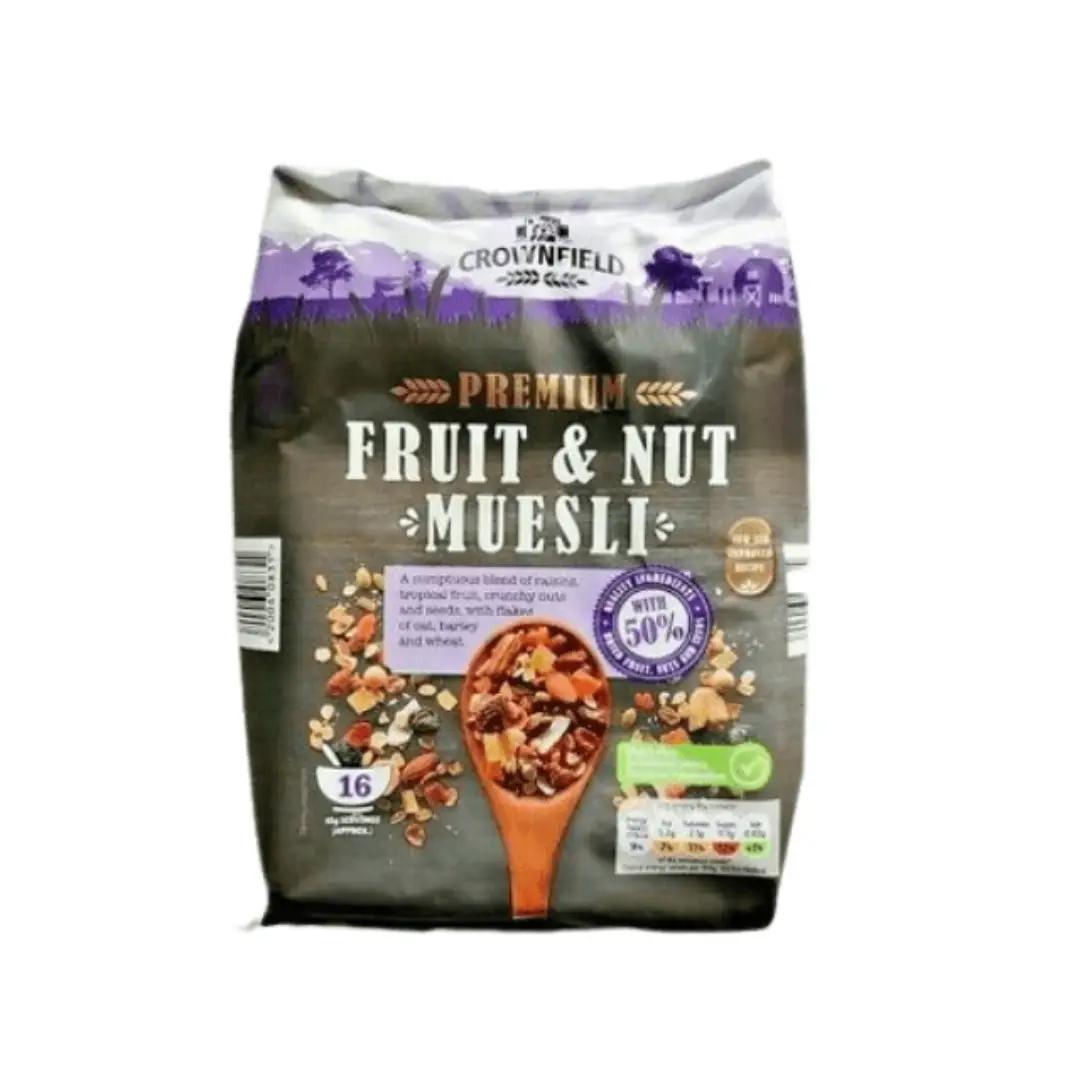 Crownfield Fruit & Nut Muesli Granola 750g – product photo from Beks Ghana