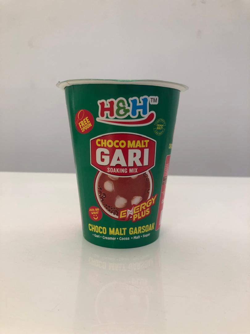 H & H Gari Socking Mix Choco Malt Garsoak – product photo from Beks Ghana