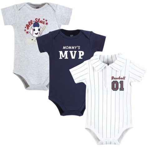 Hudson Baby 3pcs Bodysuits Boys