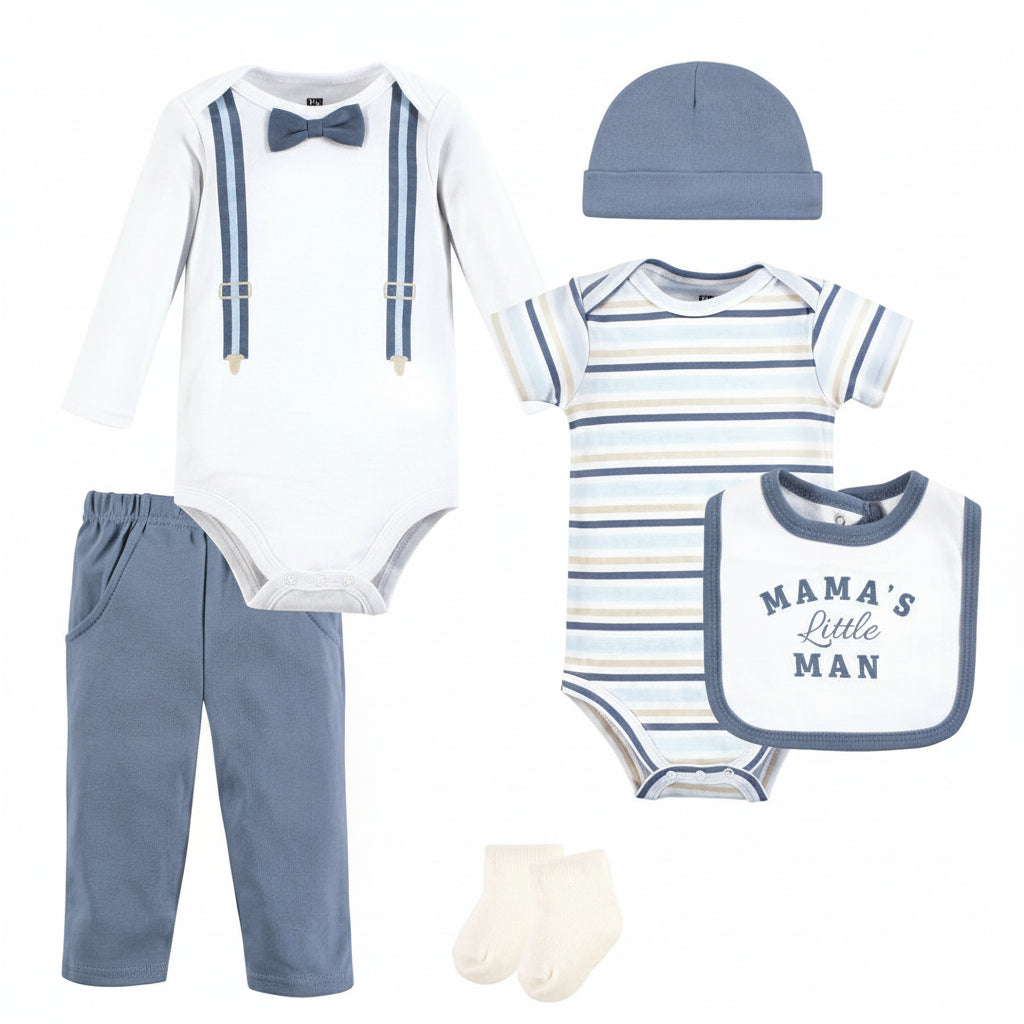 Hudson Baby 6piece Layette Set
