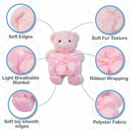 Love me baby toy and blanket