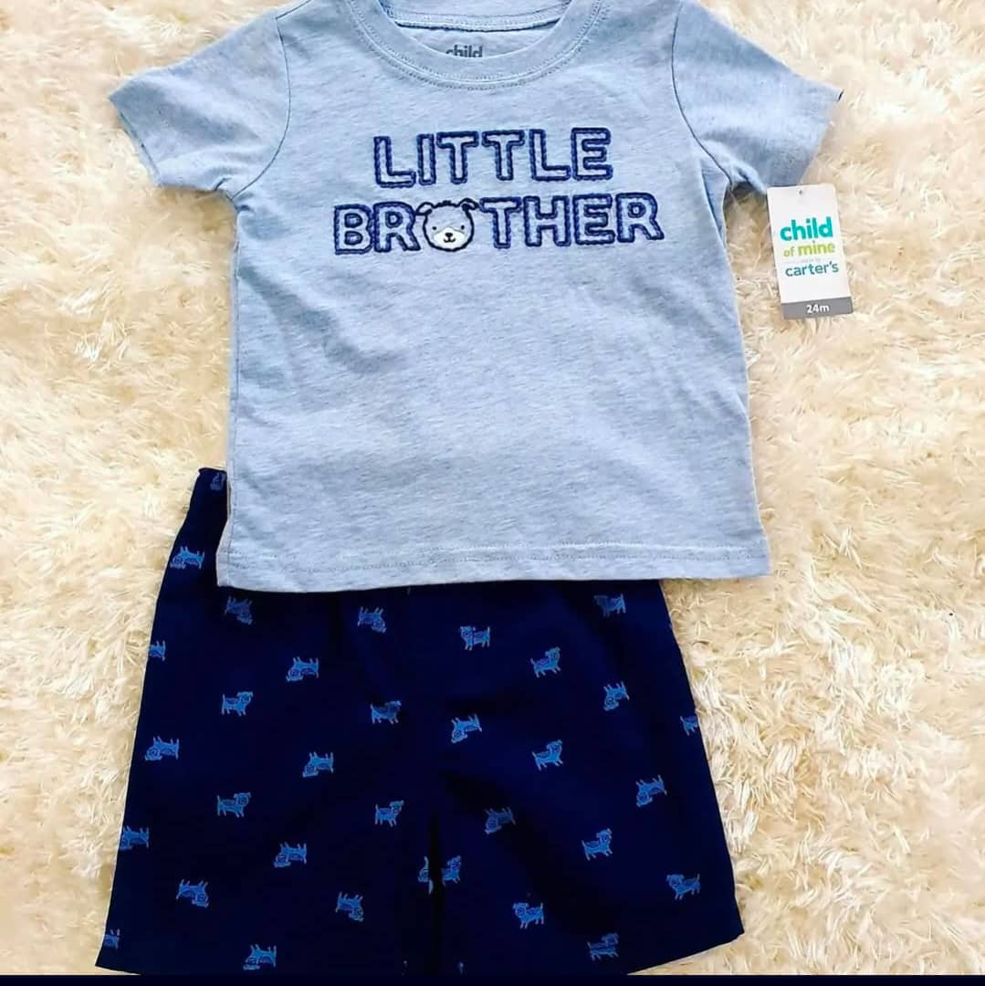 Carters Child of Mine Baby Boy 2 Piece Casual Set