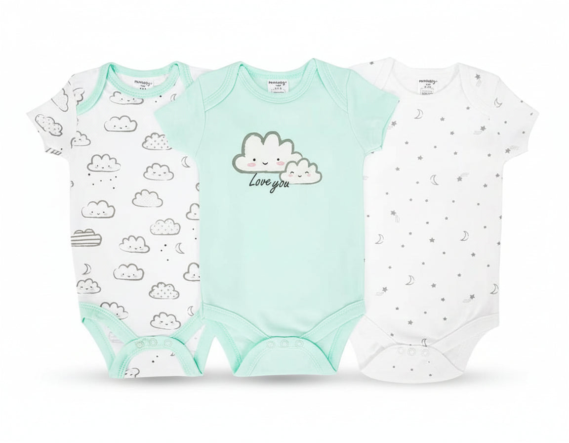 Sunnozy 3pcs Bodysuit
