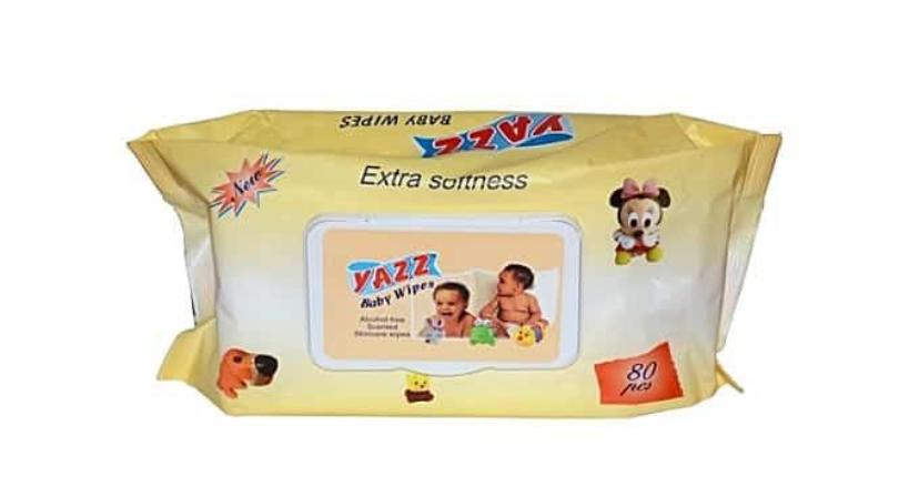 Yazz Extra Softness Wipes Yellow – diaper product photo at Beks Ghana