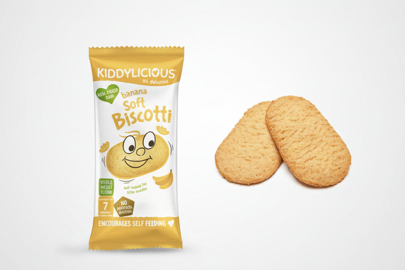Kiddylicious Banana Soft Biscotti 20g 7m+