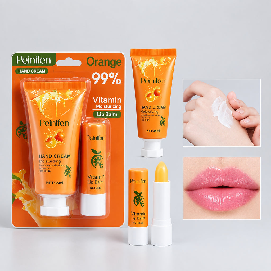 Peinifen Orange  Hand Cream & Lip Balm