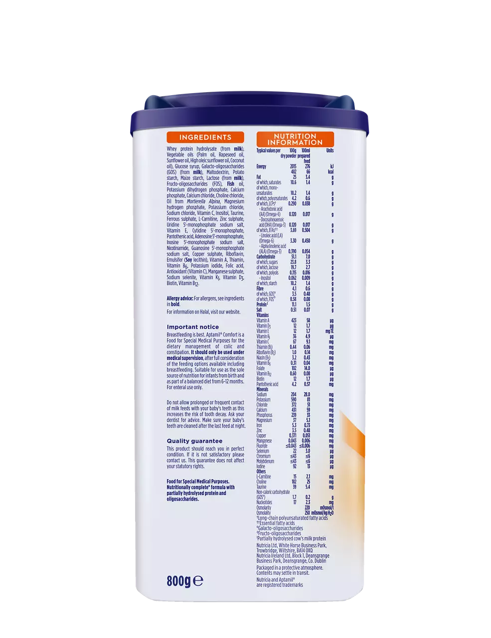 Aptamil Comfort Formula 800g