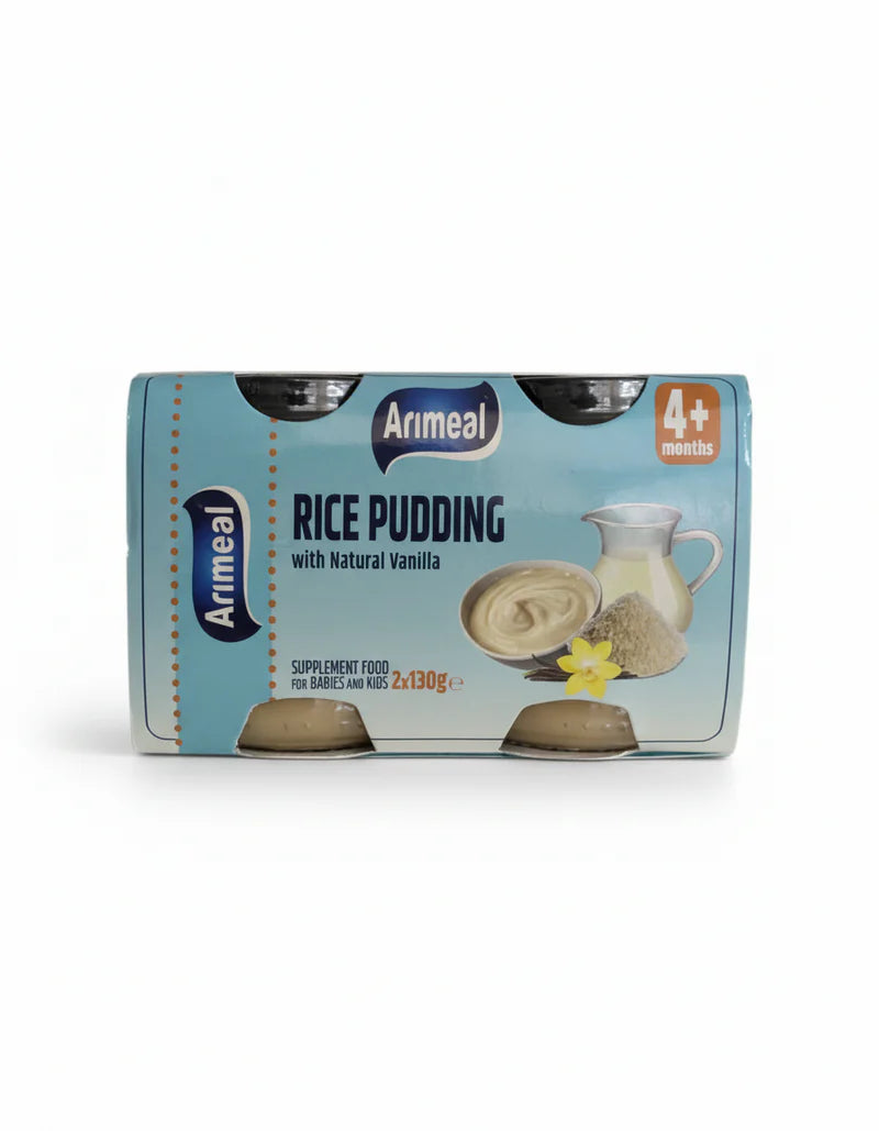 Arimeal Rice Pudding with natural vanilla 130g Single