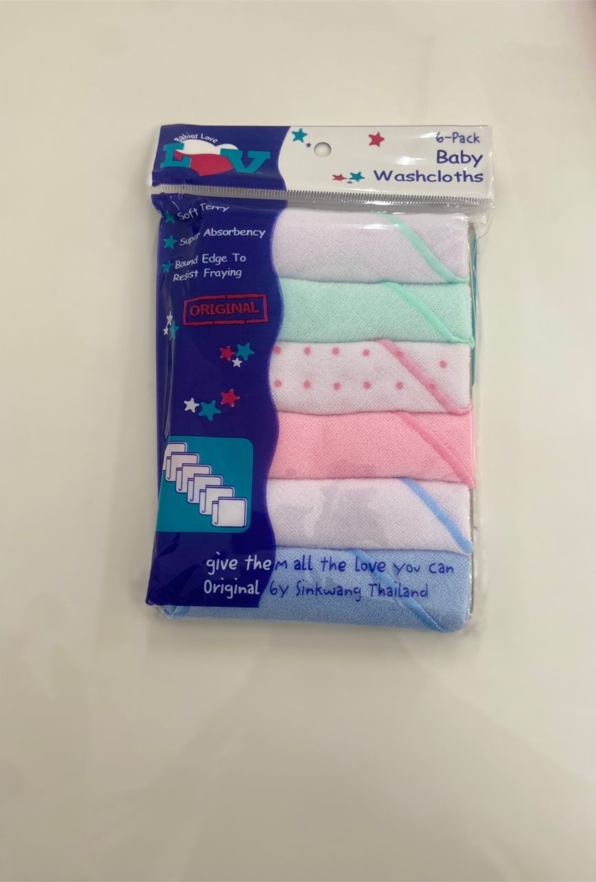 baby love baby washcloths – accessory item for kids