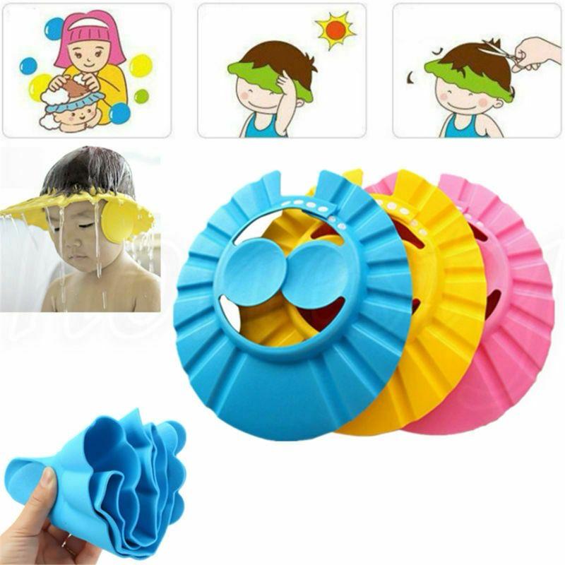Shower Cap (rubber pack) pink, yellow,green,