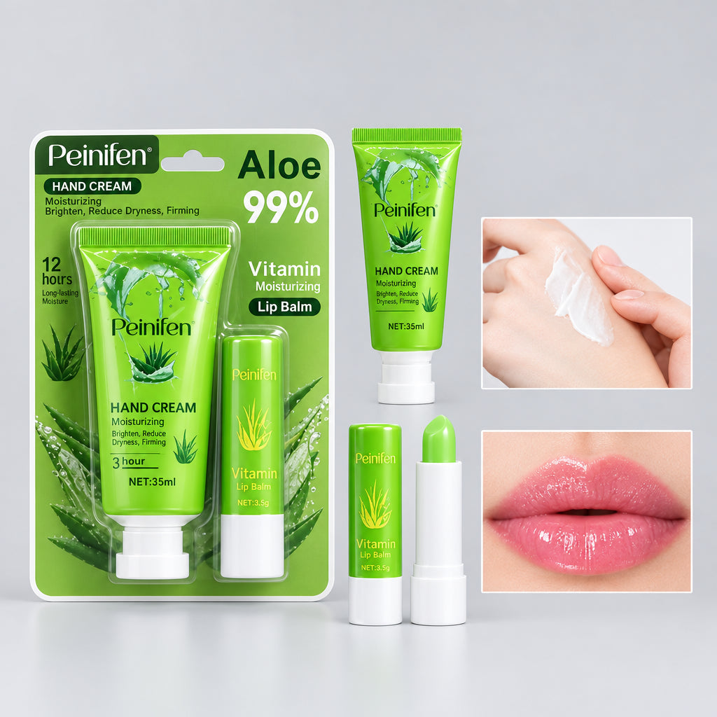 Peinifen Aloe Hand Cream & Lip Balm