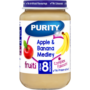 Purity Apple & Banana Medley pack (200ml x 6)