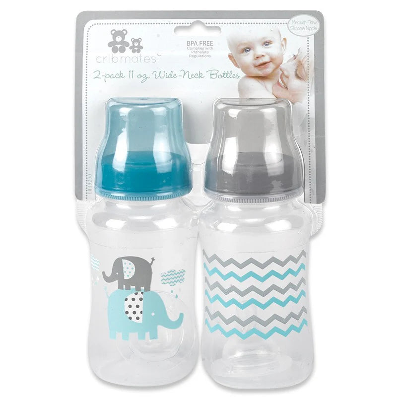 Baby Bottle Set 11 Ounce 2 Pack