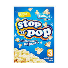Godwin's Stop n Pop Microwave Popcorn Salted  (3 x 85g)