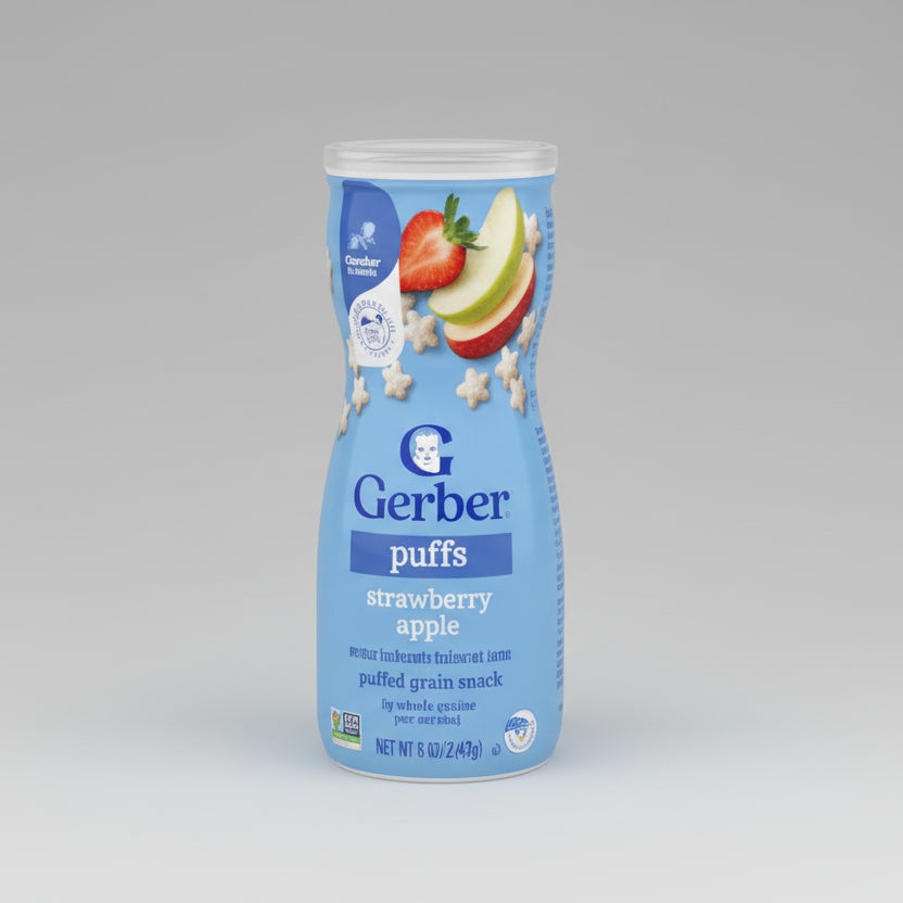 Gerber Puffs Strawberry Apple 42g