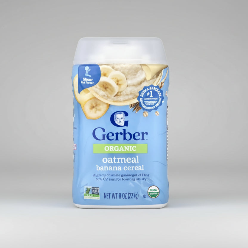 Gerber Organic Oatmeal Cereal 227g