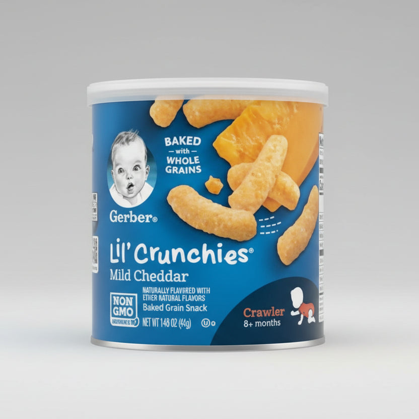 Gerber Lil' Crunchies  Mild Cheddar 42g