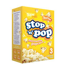 Godwin's Stop n Pop Microwave Popcorn Butter (3 x 85g)