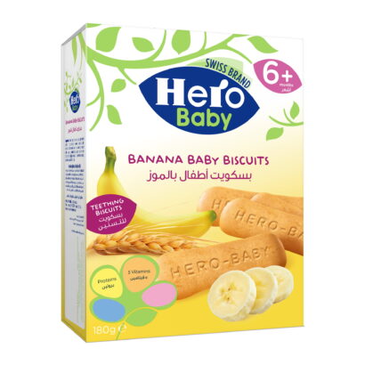 Hero Baby Banana Baby Biscuits 6m+