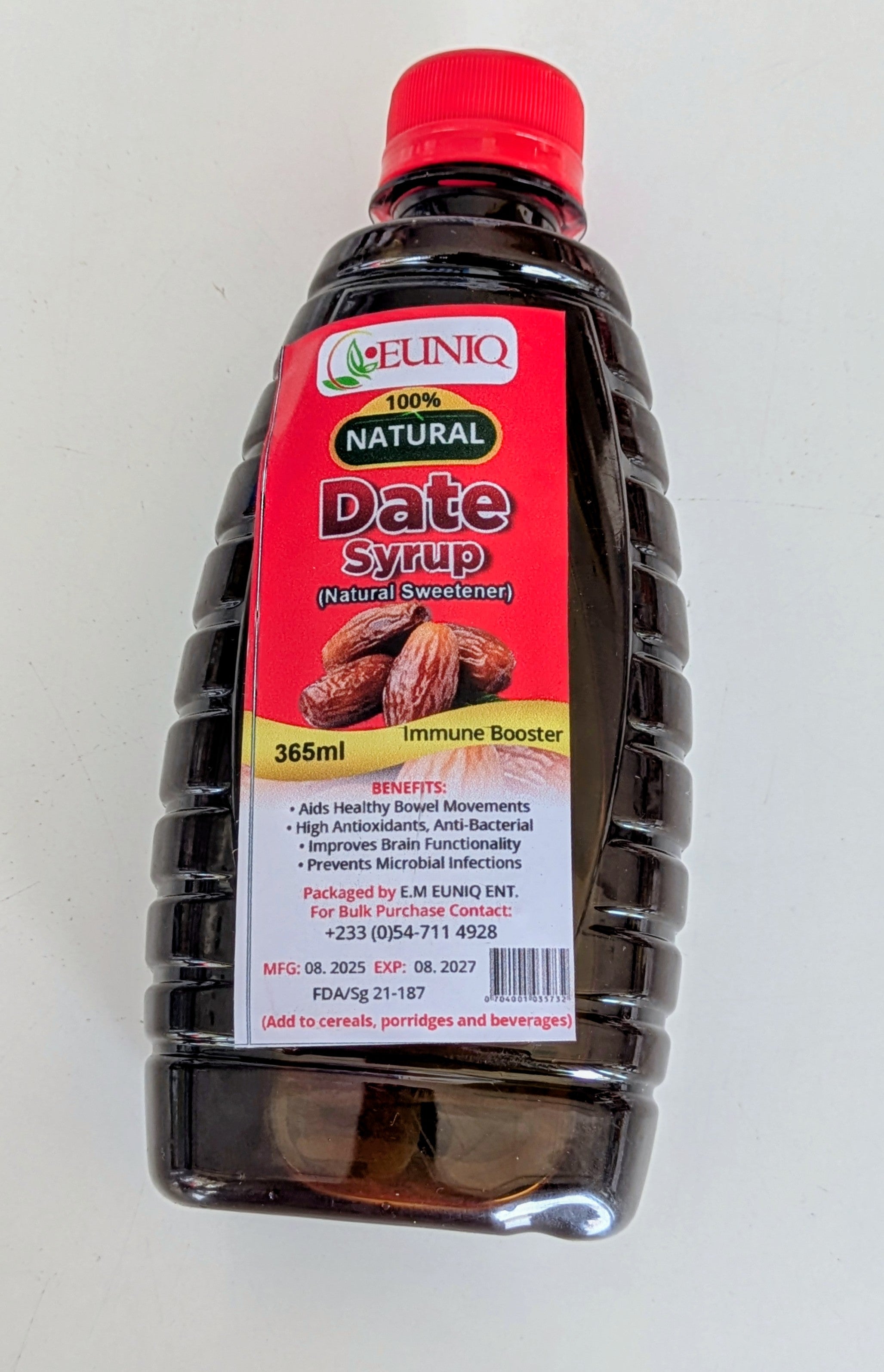Euniq Date Syrup 365ml - Beks Ghana