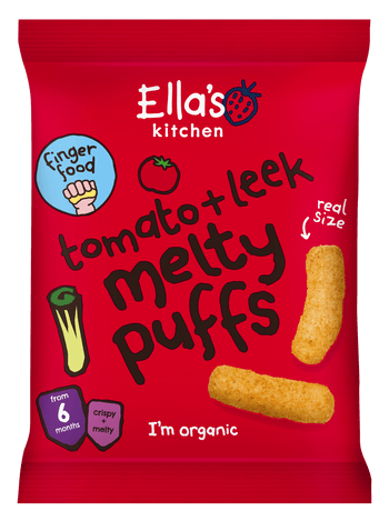 Ella's Kitchen Tomato+ Leek Melty Puffs 6months +