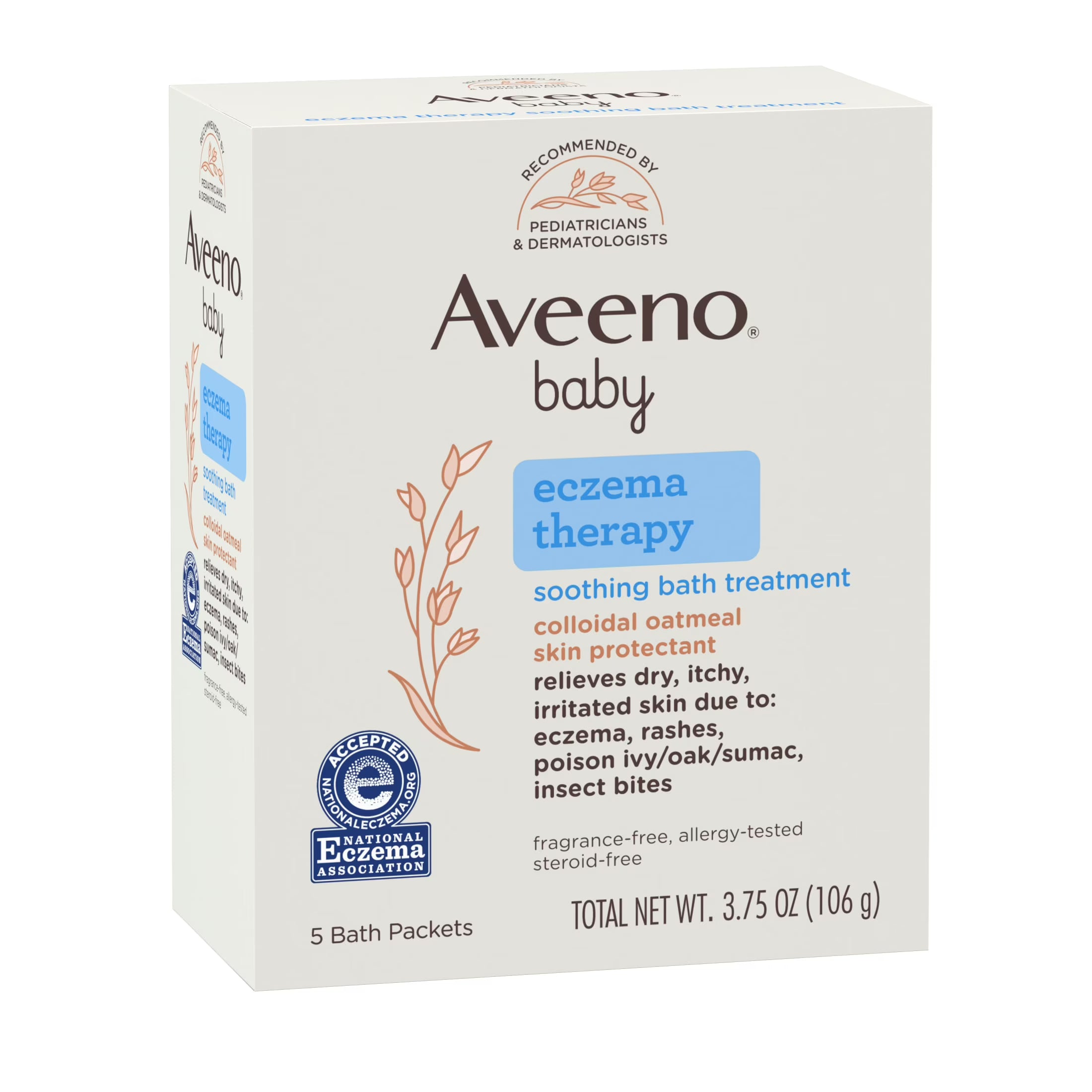 Aveeno Baby Eczema Therapy Bath Treatment  (5 bath)